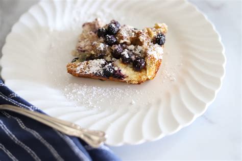 Blueberry Sourdough French Toast Casserole Gracefully Home
