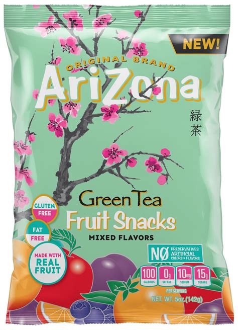 Two Flavors Join Arizona Beverages Fruit Snacks Line Nca