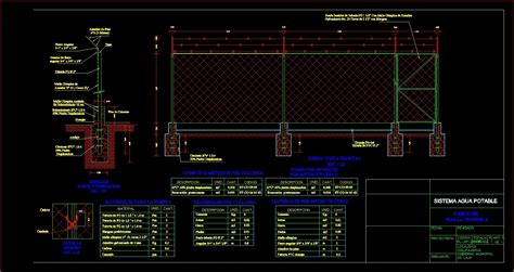 Olympic Mesh Fence Dwg Detail For Autocad Designs Cad