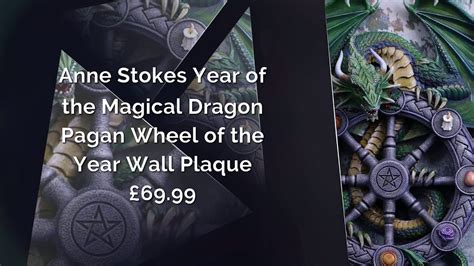 Baan 57 Anne Stokes Year Of The Magical Dragon Pagan Wheel Of The