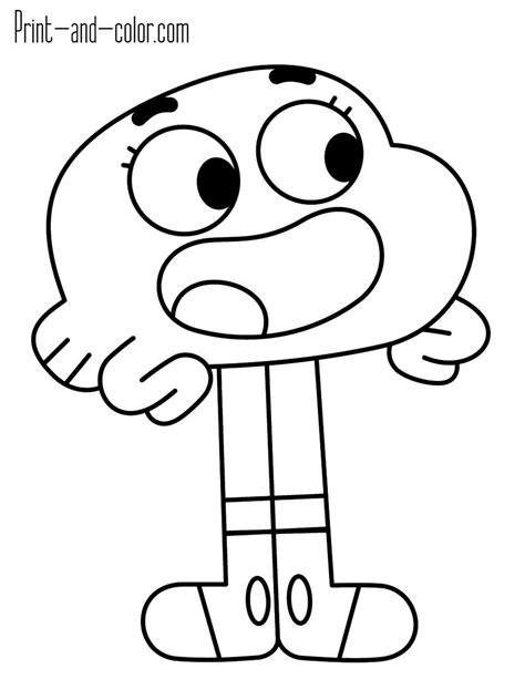 Please remember to share it with your friends if you like. Awesome Picture of Gumball Coloring Pages - davemelillo ...