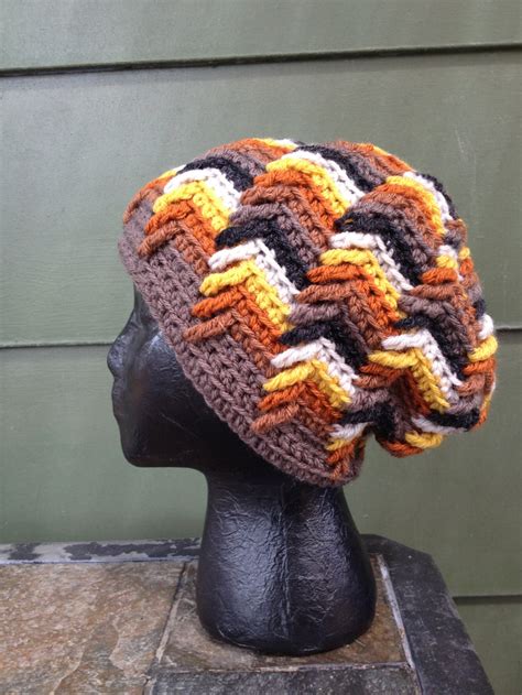 Crochet Hat Pattern Offshore Beanie Adult Size Etsy