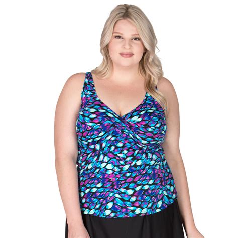 The Swimwear Twist Front Plus Size Swim Top At Swimsuits Just For Us