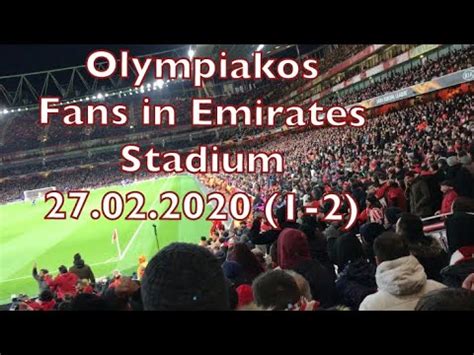 Crazy scenes in greece as olympiacos fans and players celebrate the league titlesubscribe to this channel for more videos like . 7000 Olympiakos Fans in Emirates Stadium vs Arsenal 27.02 ...
