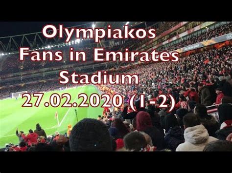 5 168 x 3 429 пикселей. 7000 Olympiakos Fans in Emirates Stadium vs Arsenal 27.02 ...