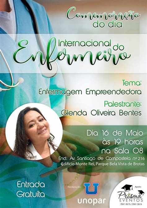 Sim, estou me referindo a você, enfermeiro! Comemoração do dia Internacional do Enfermeiro. - Sympla