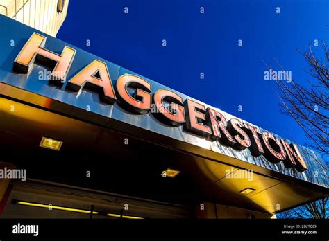 Sign At Entrance Of Haggerston Overground Station London Uk Stock