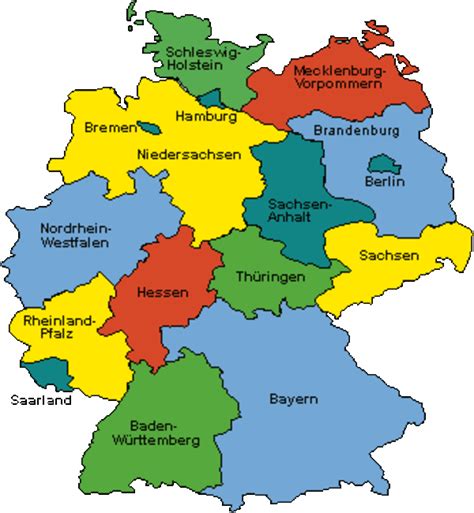 Germania Landuri Harta Harta Pe Regiuni