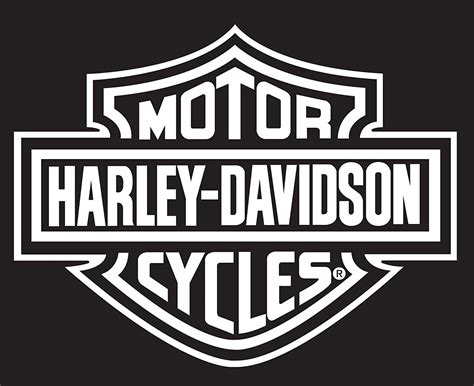 Black And White Harley Davidson Logo Logodix