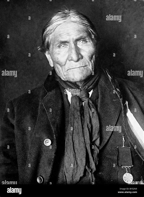 Geronimo Indianische Anführer Der Chiricahua Apachen Stockfotografie Alamy