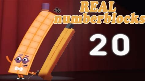 Real Blocks Dancing To Numberblocks 20 Youtube