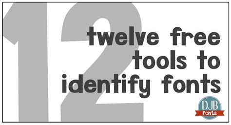 12 Free Tools For Font Id Font Identification Fonts Digi Scrapbooking