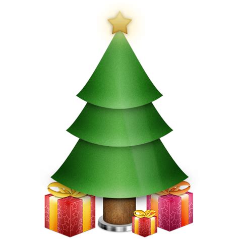 Christmas Tree With Ts Clipart Png Clipground