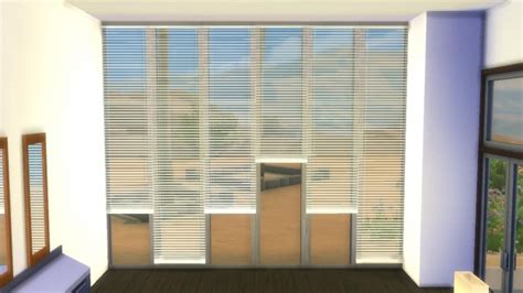 Horizontal Curtain Blinds By Adonispluto At Mod The Sims Sims 4 Updates