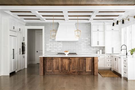All kitchen cabinets at menards®. White Oak Modern Farmhouse Kitchen - Farmhouse - Kitchen ...