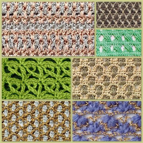 Ажурные узоры крючком Схемы Paradosik Handmade вязание для