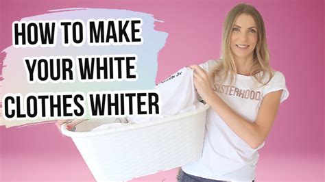 How To Make Your White Clothes Whiter Youtube