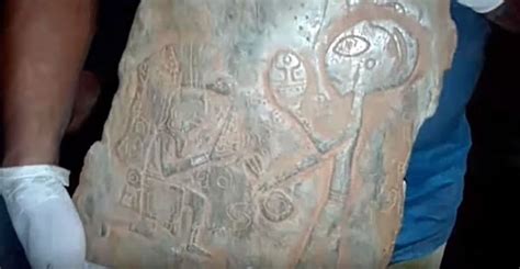 Mysterious Artifacts With Engravings Of ‘aliens And ‘spaceships