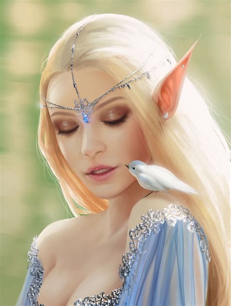 ArtStation Elf Princess Helena Cnockaert Elves Fantasy Elf Art Fantasy Fairy