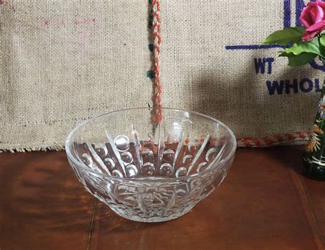 Check spelling or type a new query. Vintage Glass Bowl, Good Condition, Fruit Bowl, Dessert ...