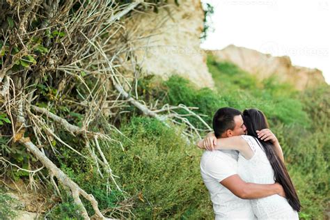 Couple Honeymooning They Are Kissing 34714250 Stock Photo At Vecteezy