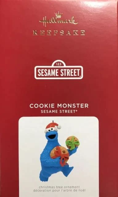 Hallmark Cookie Monster 123 Sesame Street Keepsake Ornament 2021 25