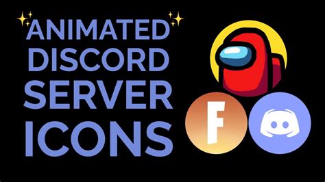How To Make An Animated Discord Server Icon Free Template Youtube