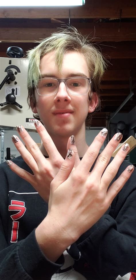 I Got My Nails Done For The First Time R Wholesometeenboys