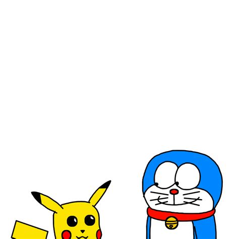 Doraemon And Pikachu By Marcospower1996 On Deviantart