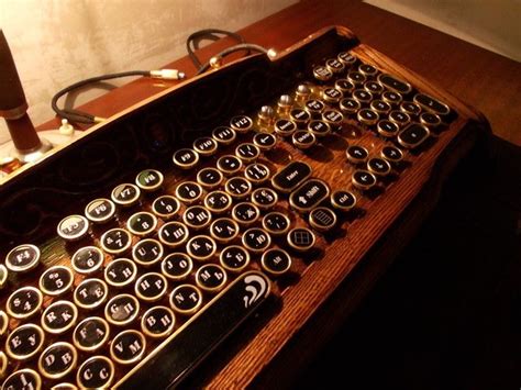 Steam Punk Keyboard Steampunk Keyboard Steampunk Diy