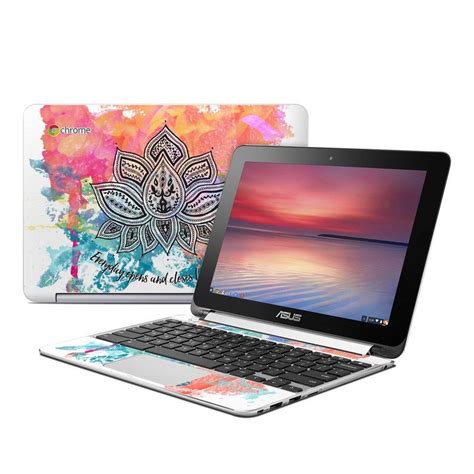 Happy Lotus Asus Chromebook Flip C100 Skin in 2020 | Chromebook