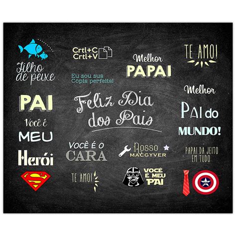 Fundo Fotogr Fico Dia Dos Pais Chalkboard Gigante Em Tecido Fpa