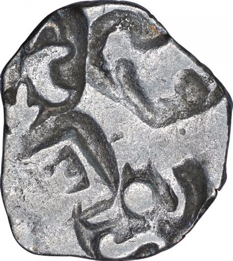 Punch Marked Silver Half Karshapana Coin Of Kosala Janapada