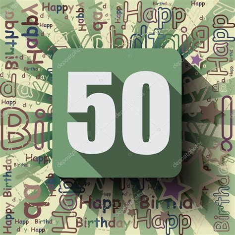 50 Happy Birthday Background Stock Vector Image By ©galastudio 61577089
