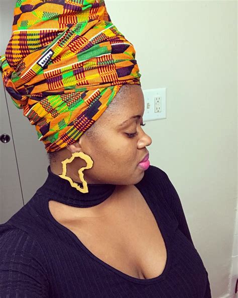 Black Kente Headwrap African Print Headwrap Ankara Fabric Etsy African Print Kente African