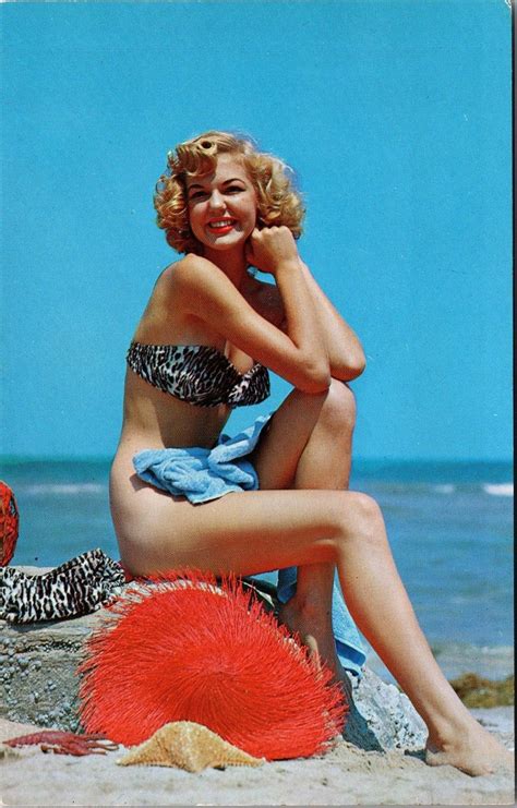 Risque Girl On Beach Bottomless C Postcard J Topics Risque