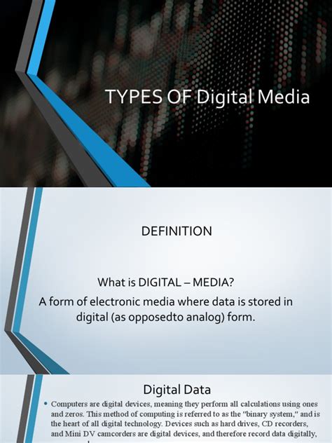 2 Types Of Digital Media Real Pdf Web Design World Wide Web