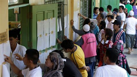 Philippine Elections Relatively Peaceful But Marred By Pockets Of