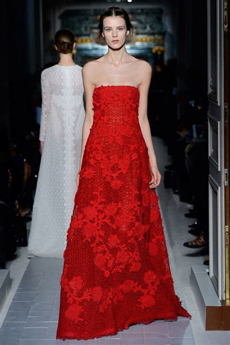 valentino fashion stunning gowns strapless dress formal