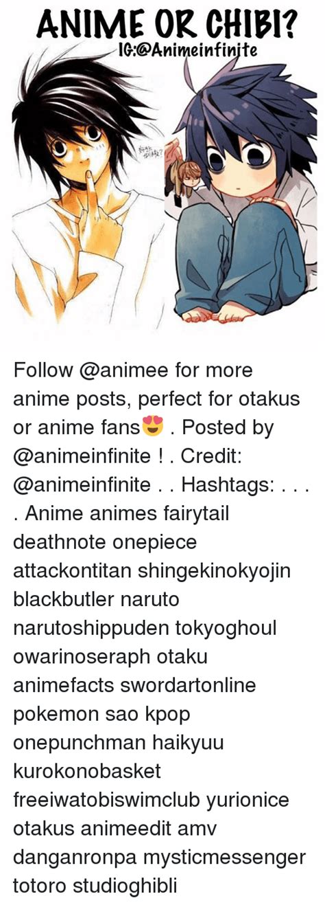 Anime Or Chibi Iganimeinfinjte Follow For More Anime Posts Perfect