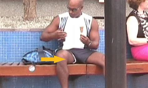 Black Stud Freeballing At The Bus Stop Spycamfromguys Hidden Cams Spying On Men