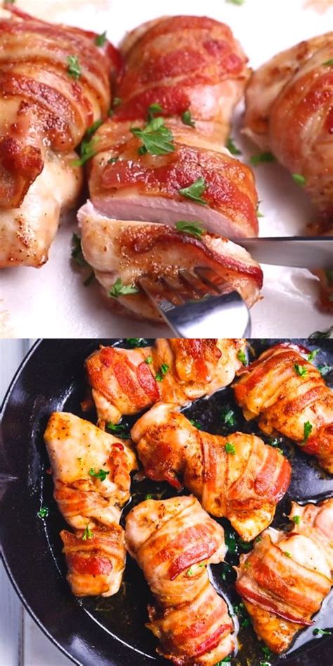 Flavoursome chicken thighs are economical and useful in a host of recipes. Pin on Bacon Recipes