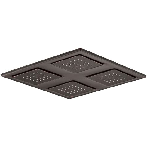 .kohler 203 mm square rain showerhead, kohler rain duet multi function showerhead and kohler rain duet single function showerhead offered by kohler india corporation pvt. KOHLER WaterTile Rain 1-Spray 9.9 in. Single Ceiling Mount ...