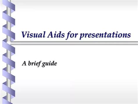 Ppt Visual Aids For Presentations Powerpoint Presentation Free