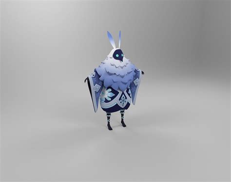 Abyss Mage Cryo Genshin Impact 3d Model By Pinklolo