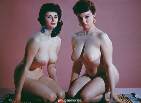 Rosa Domaille And Lorraine Burnett 1960 With Two Pair Porno Photo