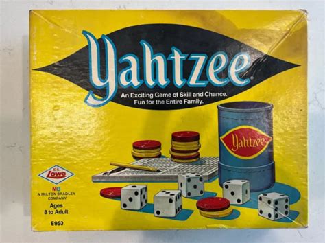 Vintage Yahtzee Game Milton Bradley Es Lowe 1973 999 Picclick