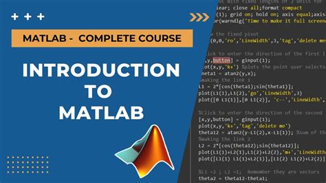 1 Introduction To Matlab Matlab Tutorial For Beginners Full Course