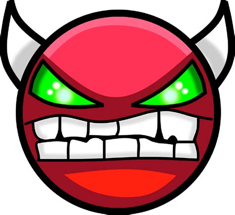 Geometry Dash Easy Demon Clipart Full Size Clipart 886391 Pinclipart