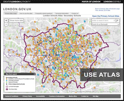 London Schools Atlas London Datastore